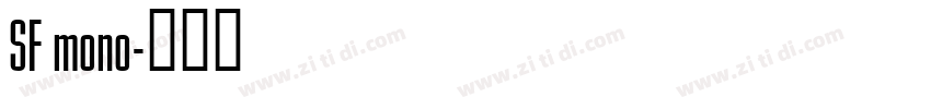 SF mono字体转换